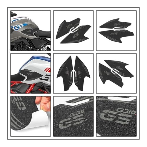 Protection réservoir moto G310GS finition givrée haut de gamme - 7