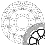 Moto Master Bremsscheibe im Runddesign (HALO) inkl. KBA- bzw. ABE-Gutachten, zugelassen für den Straßenverkehr. Durch hochwertiges Material und Verarbeitung wird eine lange Haltbarkeit erzielt. Die Scheiben sind als schwimmend, teilschwimmend und starre Bremsscheiben je nach Modell und Motorrad erhältlich. Design gem. Abbildung. Made in Europe!