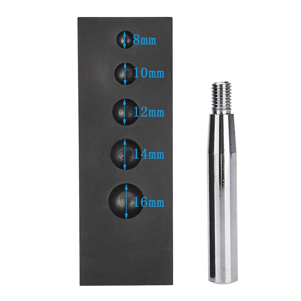 Ingot Mold, Tool for Jewelry Making Jewelry Casting Molds, 4 in 1 Graphite Sphere Mold,Jewelry Making Precious Metal Torch Casting Kit for Melting Casting Refining Glass Marble - Image 9