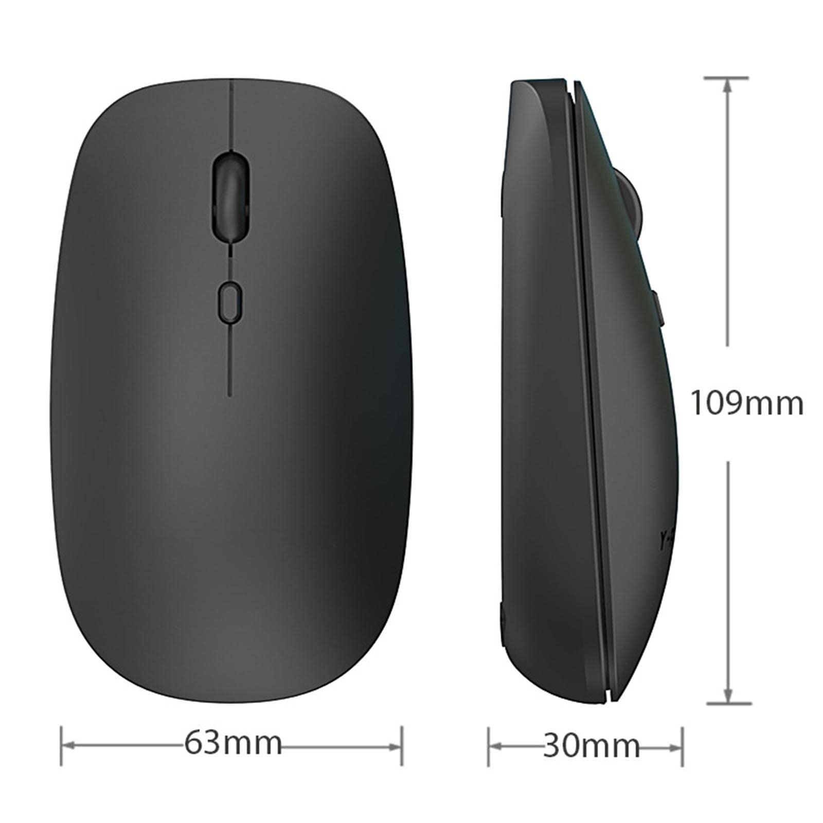 Mysz Mysz bezprzewodowa Mysz komputerowa do laptopa USB do gier Ergonomiczna mysz z możliwością ładowania Urządzenie wskazujące Bluetooth 2,4 GHz Fotoelektryczny(White)