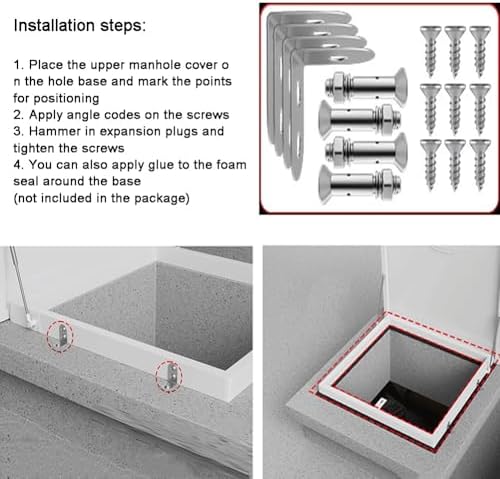 Galvanized Powder Coated Roof Hatch - Aluminum Skylight Basement Security Door for Rainproof Attic Access - Durable, Weather-Resistant, Easy Installation Solution