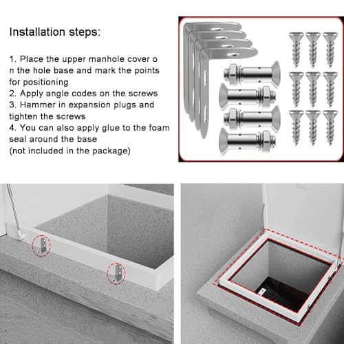 Claraboya de acceso manual para subir al tejado desde la escalera del sótano o el ático 5