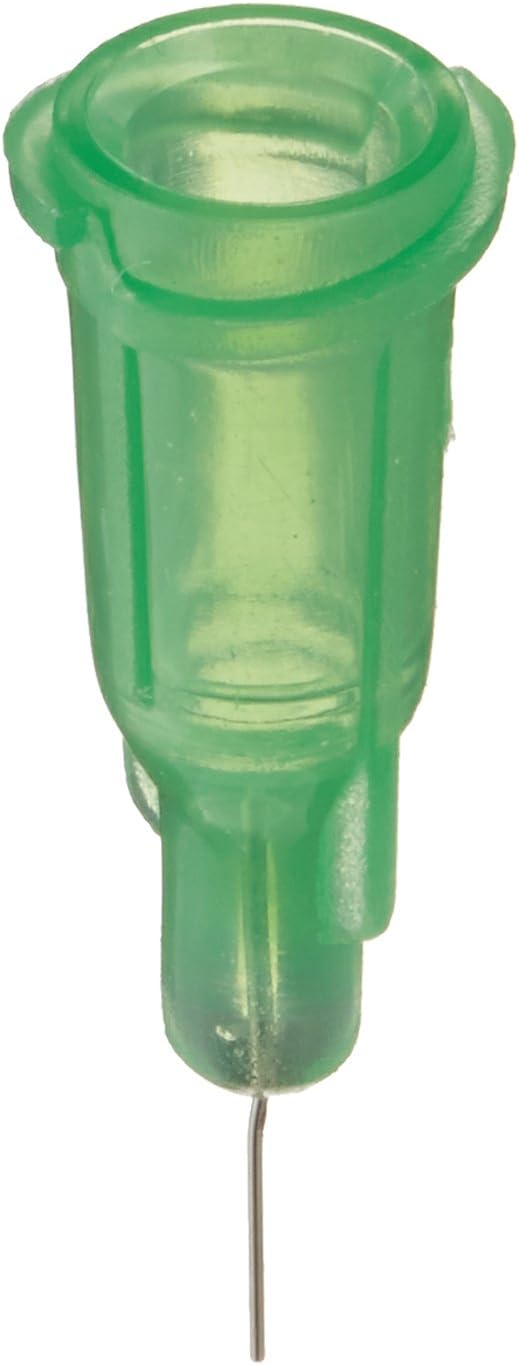 Techon SystemsTE734025-1000 TE Needle, 34 Gauge x 1/4", Green (Pack of 1000)