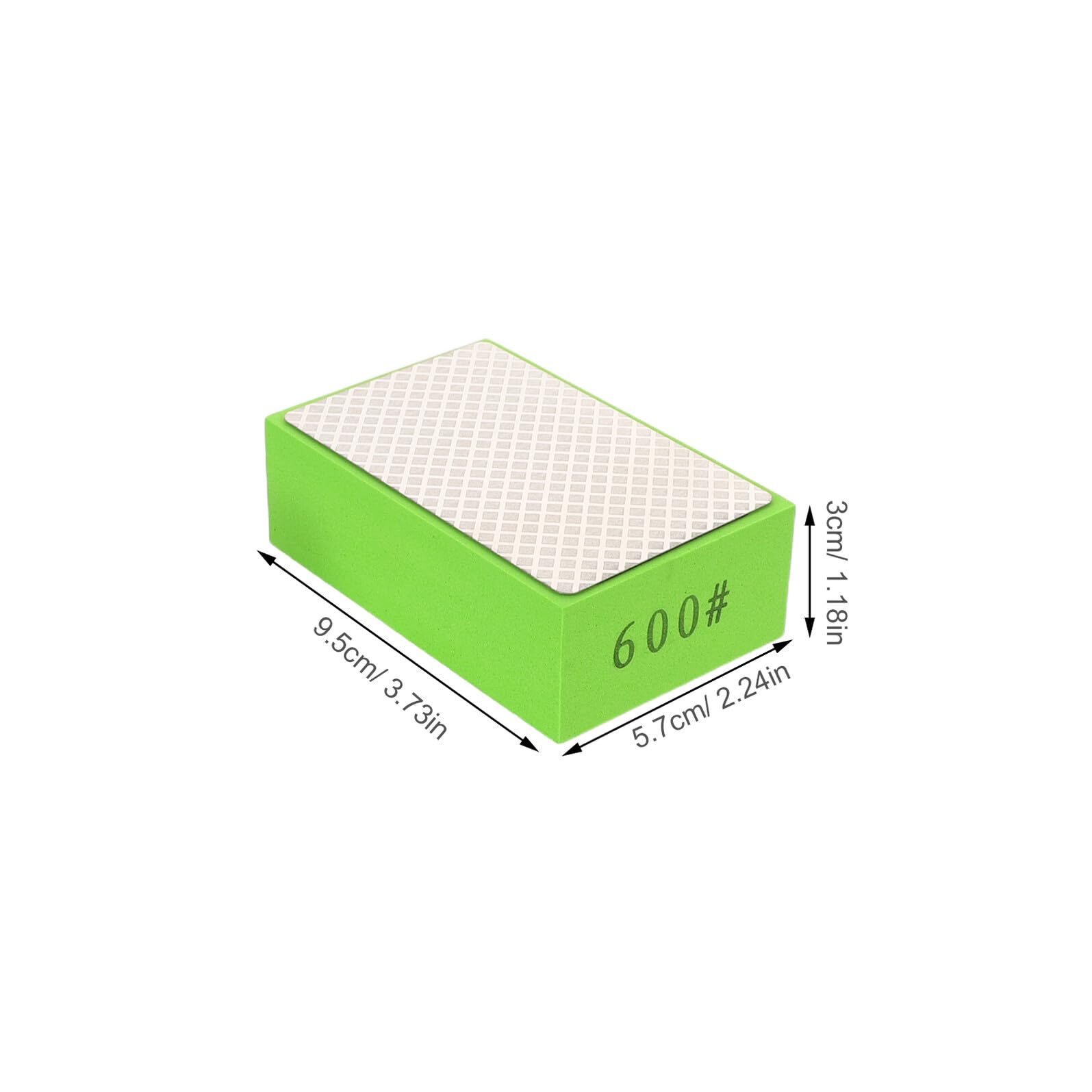 Ciieeo 6pièces Blocs de Ponçage Réutilisables pour Céramique et Pierre Kit de Disques avec Grains Outil de Polissage pour Carrelage