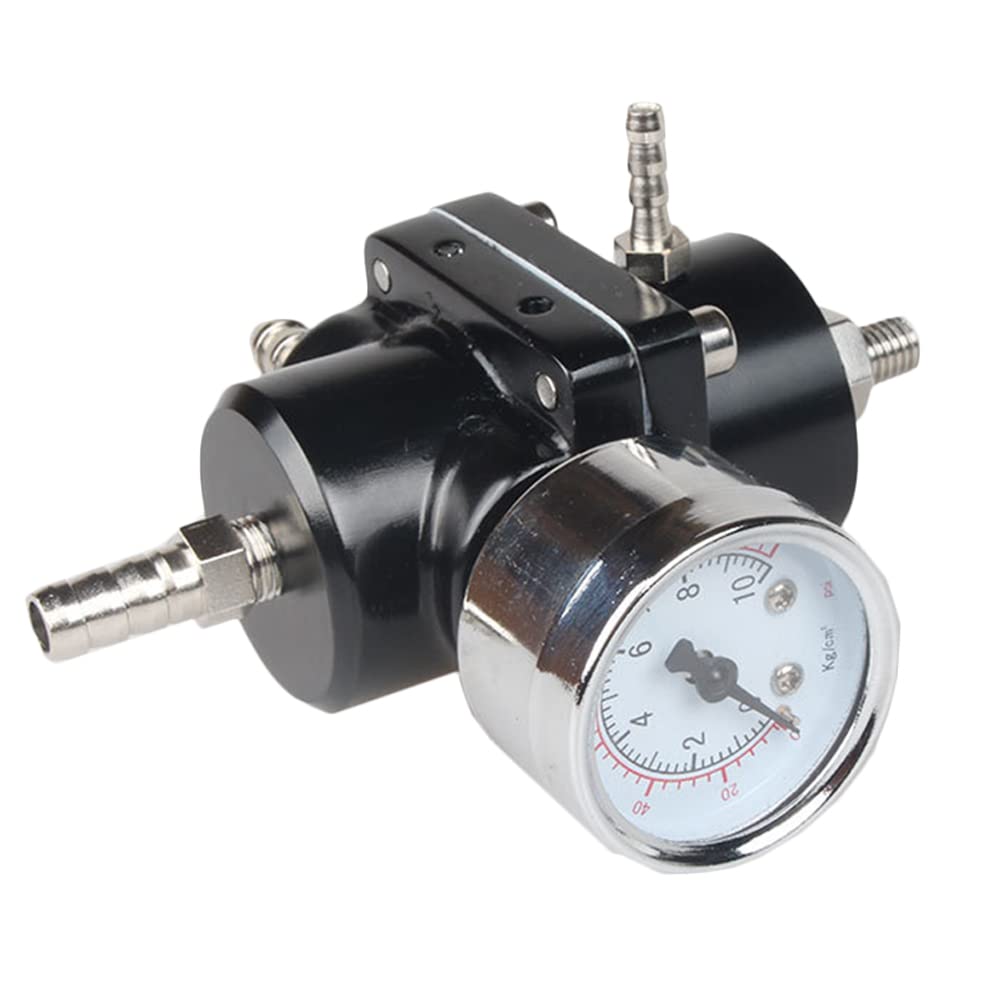 Baceyong Kraftstoffdruckregler mit einem Bereich von 0 bis 140 PSI, Aluminiumlegierung