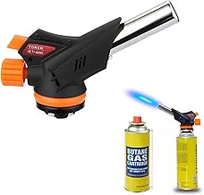 Blow Torch Welding Gas Torch Flame Gun Burner Nozzle+1 Butane Gas Canister Flamethrower Butane Burner Outdoor Camping BBQ Brazing Torch Kitchen Cooking Cooking (2)
