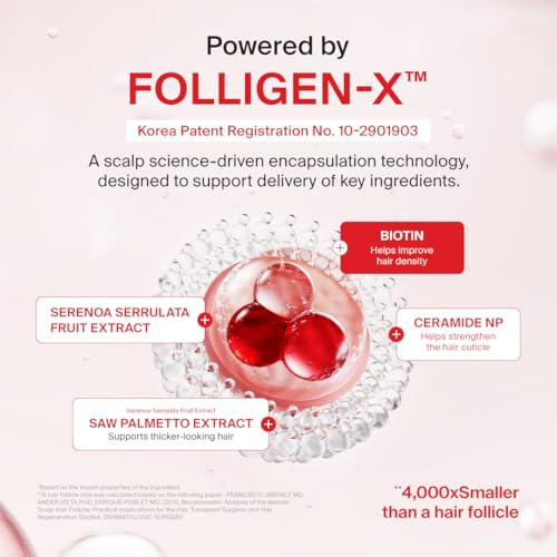 Image of Dr.FORHAIR Folligen Thickening Shampoo 16.9 oz | Biotin, Salicylic Acid & Rosemary | Anti-Breakage | Helps Reduce Hair Loss Due to Breakage | Volumizing for Fuller-Looking Hair