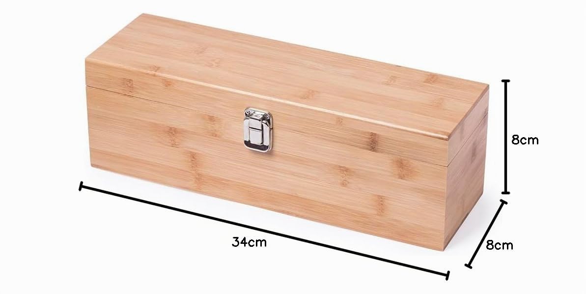 Caja de Regalo de Bambú para Vino | Con Accesorios