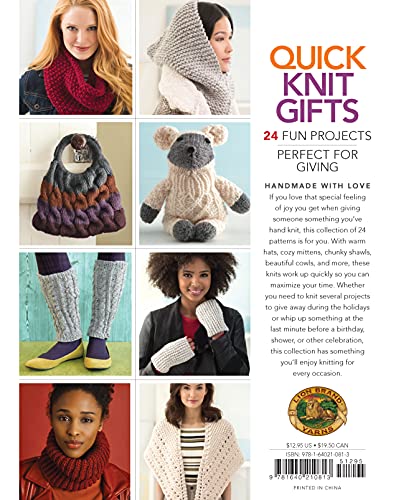 Quick Knit Gifts: 24 Fun Projects Perfect For Giving thumb #1