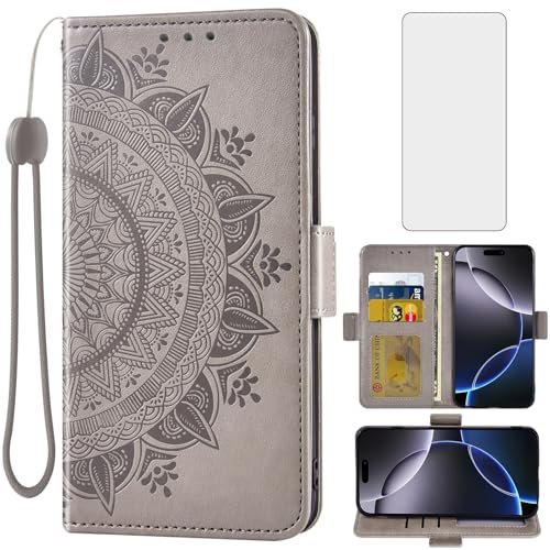 Protegez votre iPhone 16 Pro Max avec l'étui portefeuille Asuwish anti-choc et porte-carte