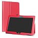 Produktbild LiuShan BQ Aquaris M10 hülle, Folding PU Leder Tasche Hülle Case mit Ständer für 10.1" BQ Aquaris M10 Android Tablet,Rot