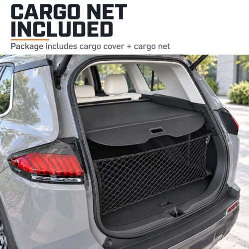 Image of Cargo Cover for All-New Toyota RAV4 2026 Accessories(Carbon Fiber Look),Trunk Cover Rear Security Shielding Shade for 2026 Toyota RAV4 Accessories XA60 Only(Upgraded)