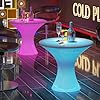 Amazon.com: MUZZ Led Cocktail Table with Remote,16 Color Changing LED ...