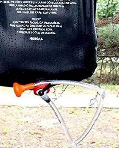 Campout Kamp Duşu 20 Lt, Dayanıklı Kamp Ekipmanları, Kamp Aksesuarları, Açık Hava Sporları, Doğa Sporları, Yürüyüş, Sırt Çantasıyla Seyahat - Görsel 6