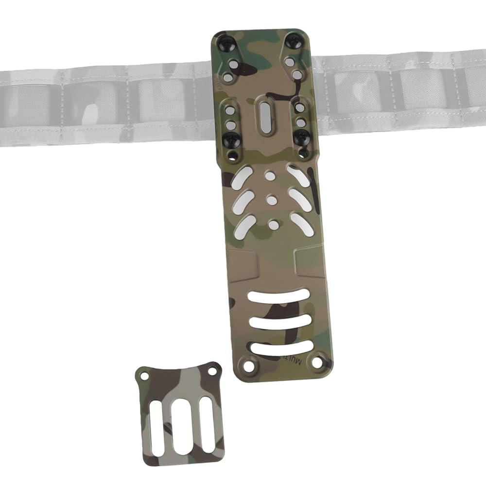 Adaptateur modulaire pour étui à Arme, Adaptateur Tactique pour étui de Jambe pour kit QLS, Accessoire pour Ceinture de Service avec Sangle de Cuisse pour Airsoft, Chasse et tir