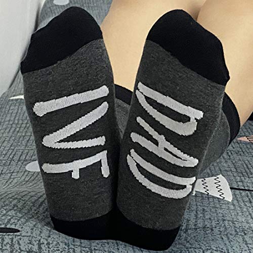 JXGZSO 2 Pairs Mom/Dad Socks Set - Lucky Fertility Socks for Infertility & IVF IUI Gift4