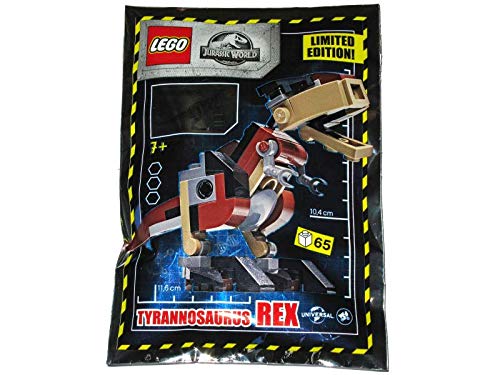 LEGO Jurassic World Tyrannosaurus Rex Foil Pack Set 122005 (Bagged), Blue, Small