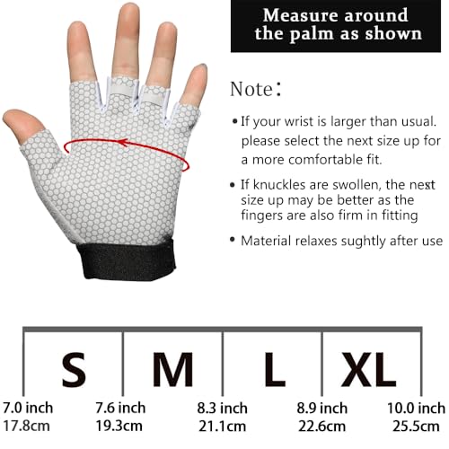 image for Drasry UV Fishing Gloves Fingerless Sun Protection Men Women UPF50+SPF