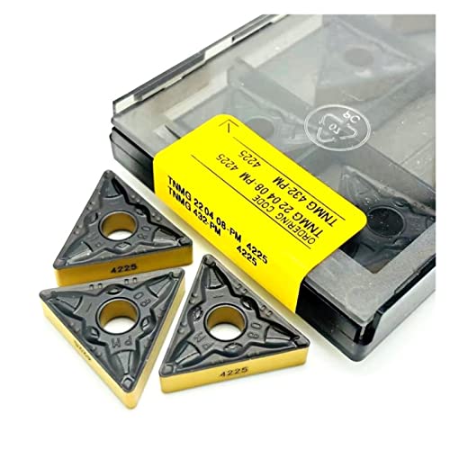 10 piezas de insertos de carburo de alta dureza para torneado CNC miniatura 3