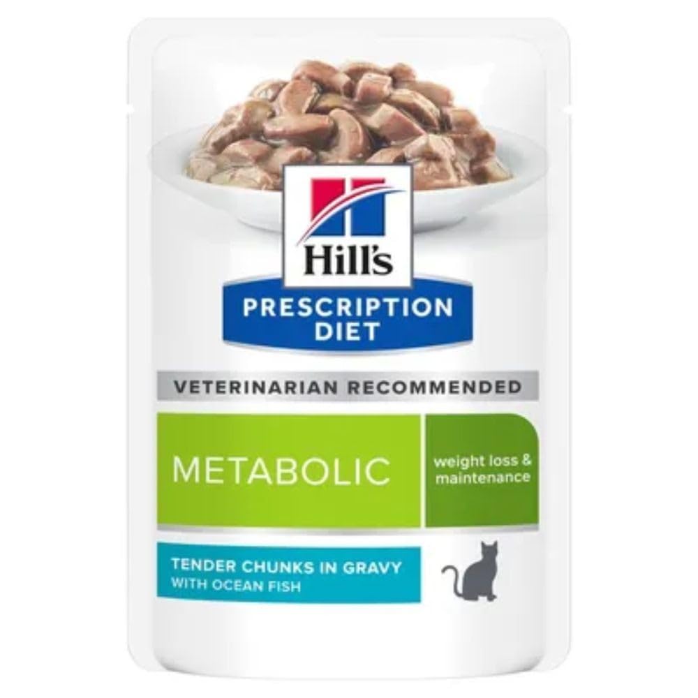 HILL'S Feline METABOLIC Poisson Bleu 12 x 85 g