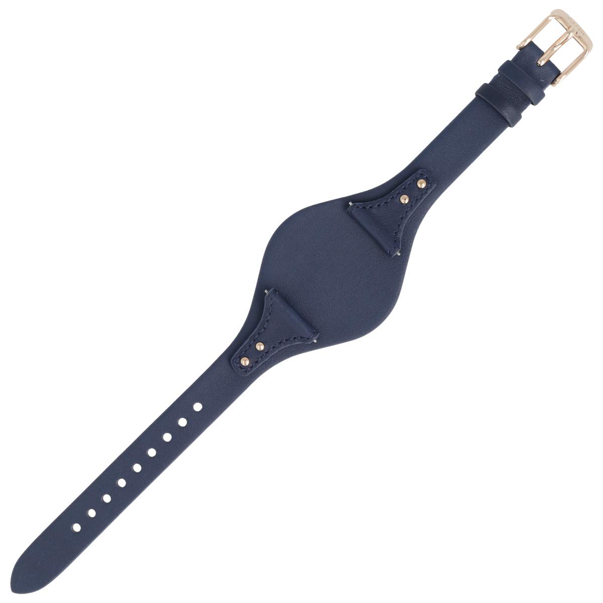 Fossil Uhrenarmband 18mm Leder Blau Rosegold - ES-3838 | LB-ES3838