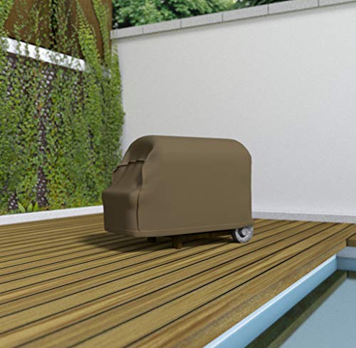 Funda Protectora Exterior Barbacoa Grande - Nortene En Oferta Funda Barbacoa Grande Impermeable Color Marron Claro 70X130X70Cm