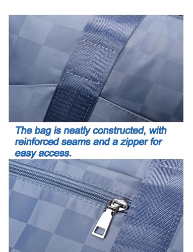 360° Rotating Wheels Duffle Bag for Women Short Trips, Waterproof Lightweight Hospital Bag for Delivery, Extra Large Collapsible Luggage(Black)3