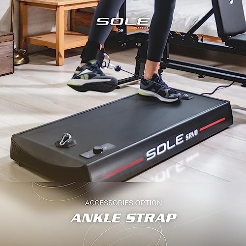 Image of SOLE SRVO Weight Trainer, Resistance Bands and Pushup Stand, Strength Exercise Equipment for Daily at Home Gym Training - Includes 2 Wheels, Motorized Resistance System, Handles, Ropes, a Bar and Mat