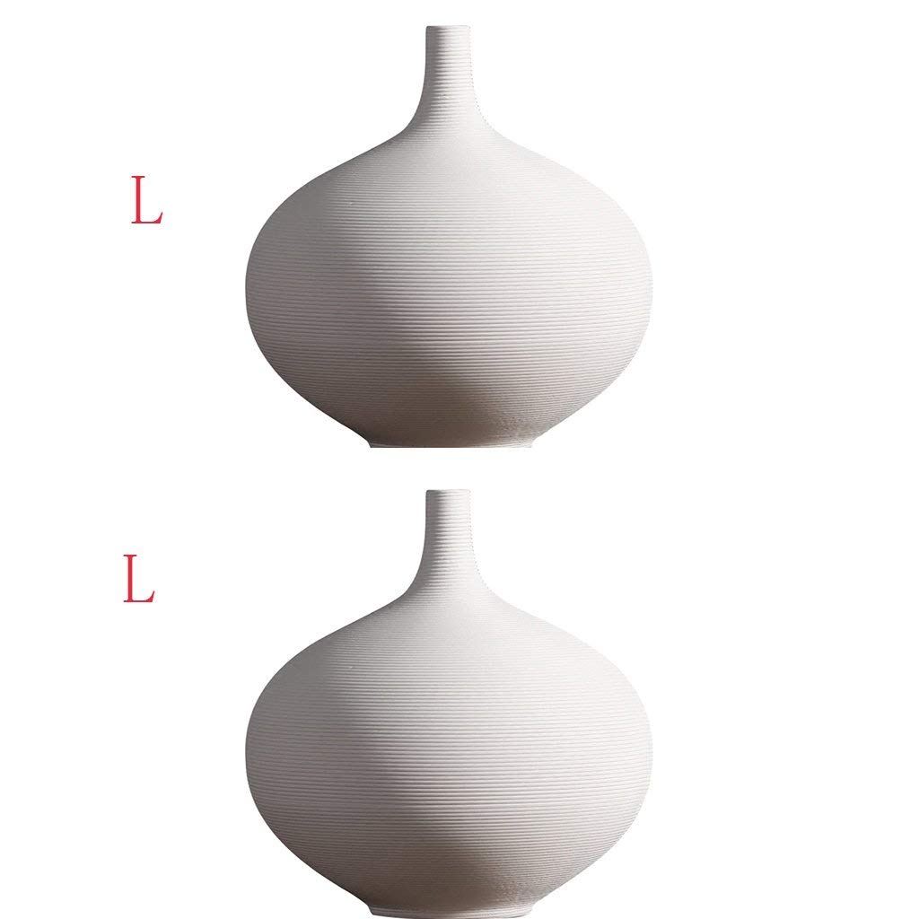 2 vasi in ceramica per fiori, da tavolo, decorazione per matrimoni, idea regalo, misura L