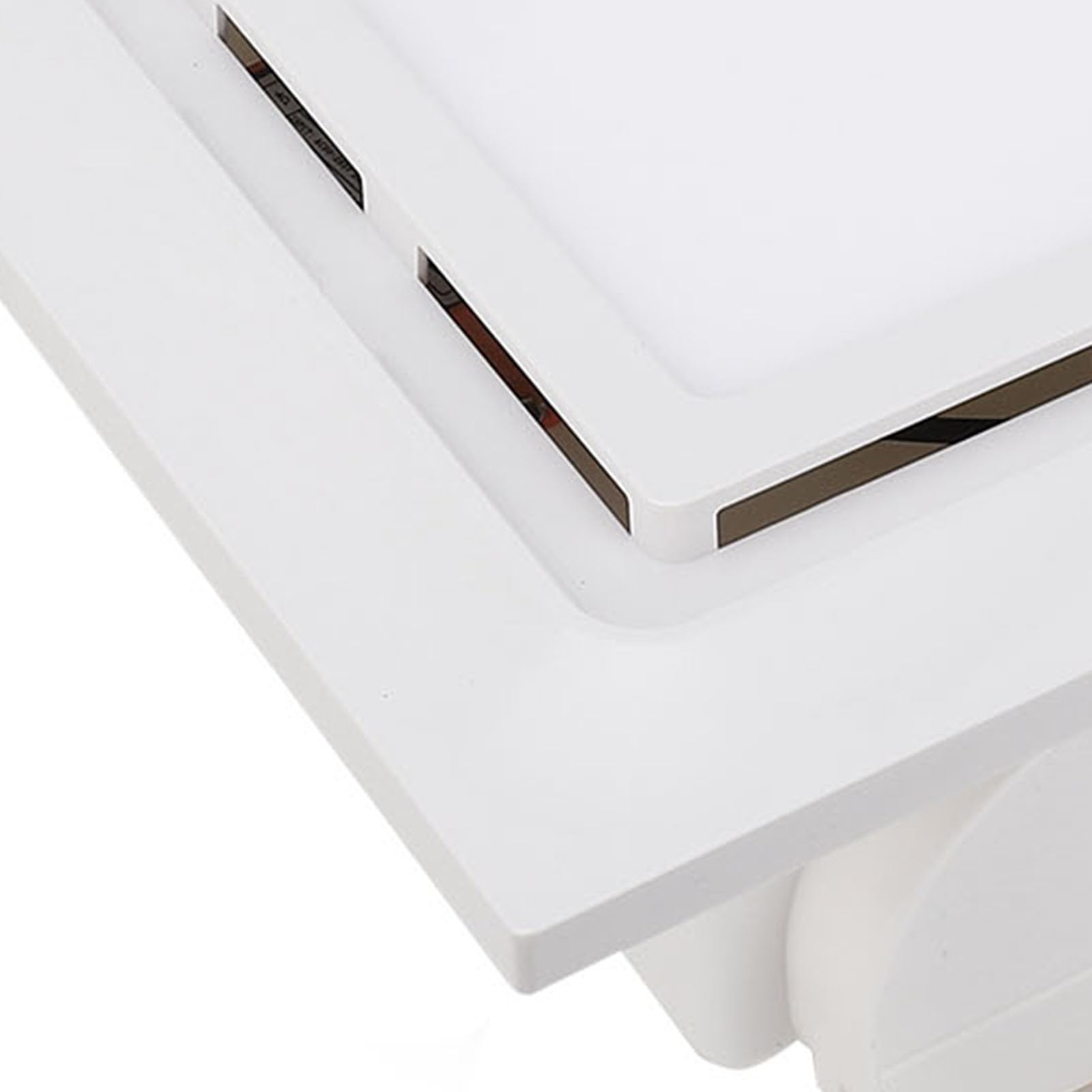 Extractor de Baño Silencioso 140 CFM Ventilación Montaje en Techo Ventilación de Ducha Extractor para Baño Ventilador de Integrado Material ABS