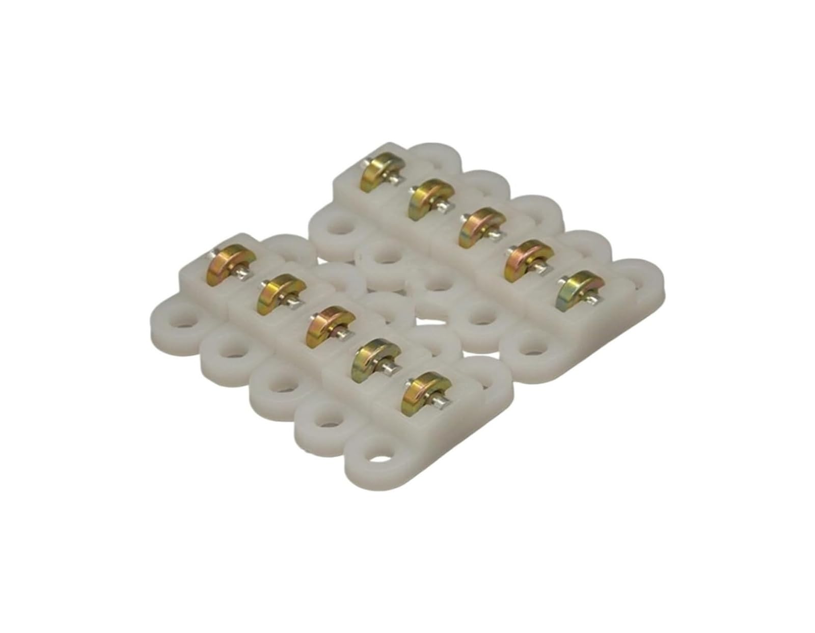 dfEDRd Sliding Door Track Wheel, Wheels Rollers Heavy Mute Window Bearing Furniture Pulley Hardware 10pcs/Set