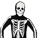 AltSkin Adult/Kids Full Body Stretch Fabric Zentai Suit - Glow in the Dark Skeleton - Glowing Skeleton Costume for Halloween (Medium)