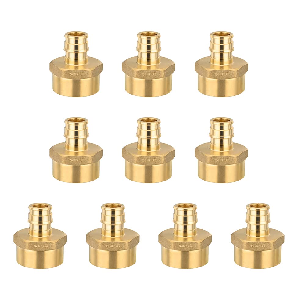 Aazon.co: 10 Pieces EFIELD Poly PPSU Pex-A Expansion Fitting 1/2" Pex X 1/2" Feale NPT Swivel