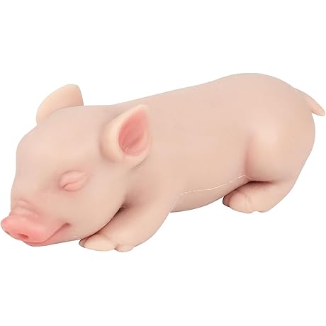 Vollence 5 Inch Mini Silicone Pig: Your Pocket-Sized Playful Companion