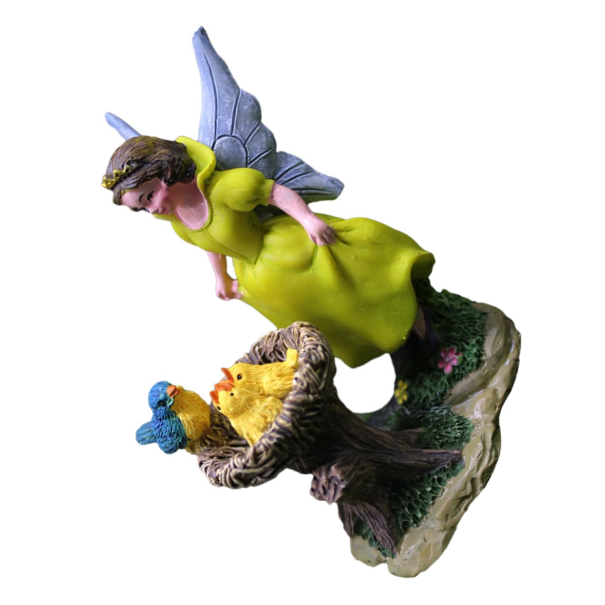 TOYANDONA 5 Piezas Adorno de Hada de Las Flores decoración Figurilla ángel pequeña Mini estatuilla de Hada de jardín Figura de Hadas Adorable Estatua de Hada estatuilla de Hadas Resina