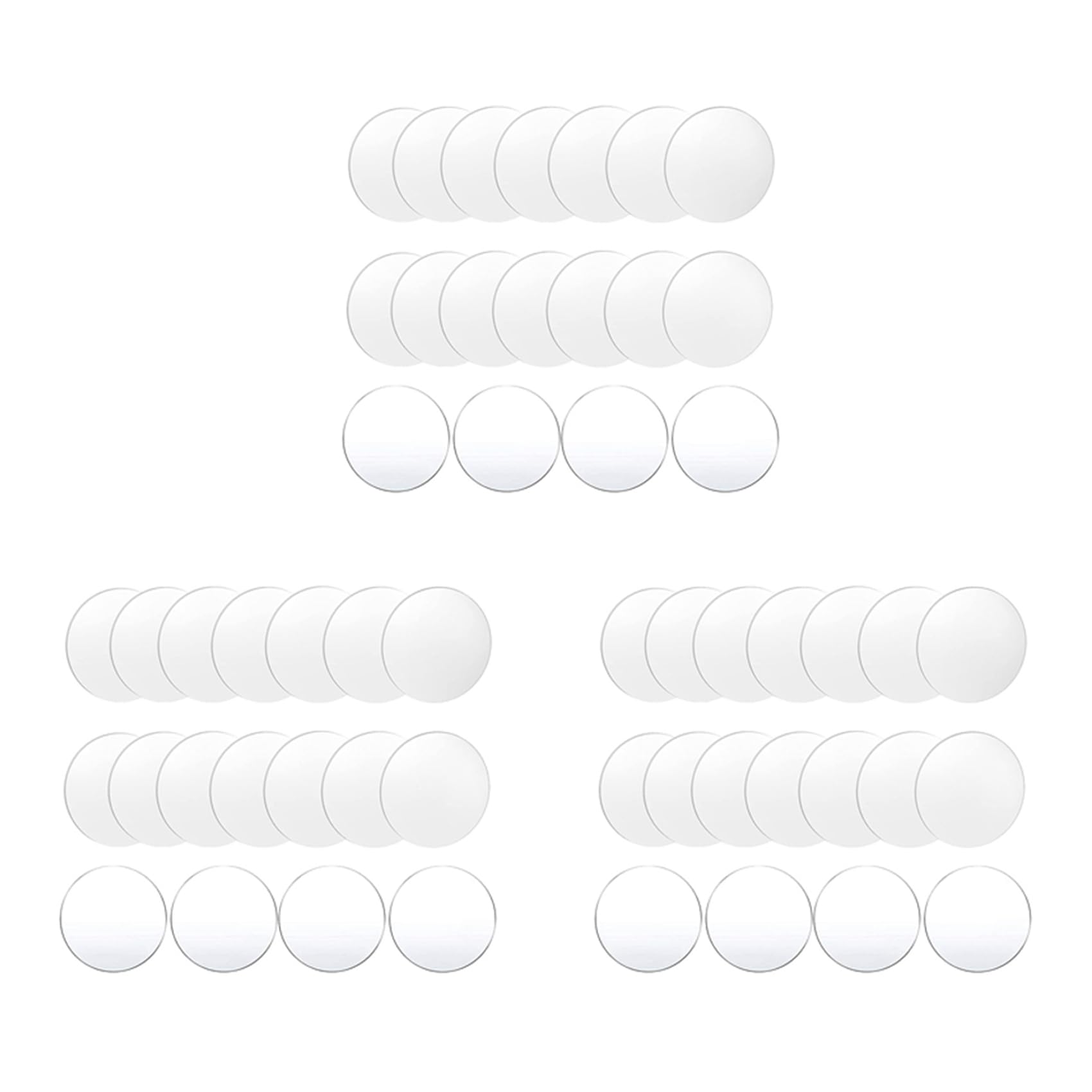 Feuille acrylique cercle de 4 pouces en plexiglas transparent épais pour finitions nettes