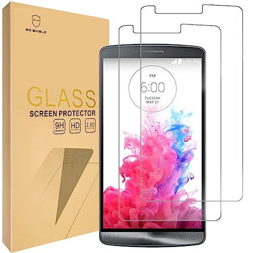 Mr.Shield [2-PACK] Designed For LG G3 [Tempered Glass] Screen Protector with Lifetime Replacement