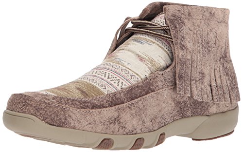 Roper Womens Santa Fe Shoe, Tan, 7