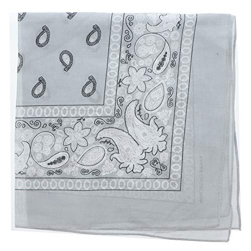 Image of Motique Accessories Extra Large Paisley Bandana 27x27 Inch