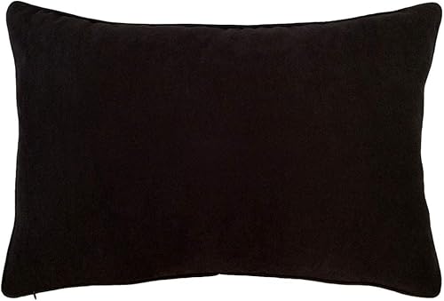 Miniatura 8 de Funda de almohada de 16 x 26 pulgadas, diseño geométrico con ribete de satén negro para decoración del hogar, sofá, dormitorio