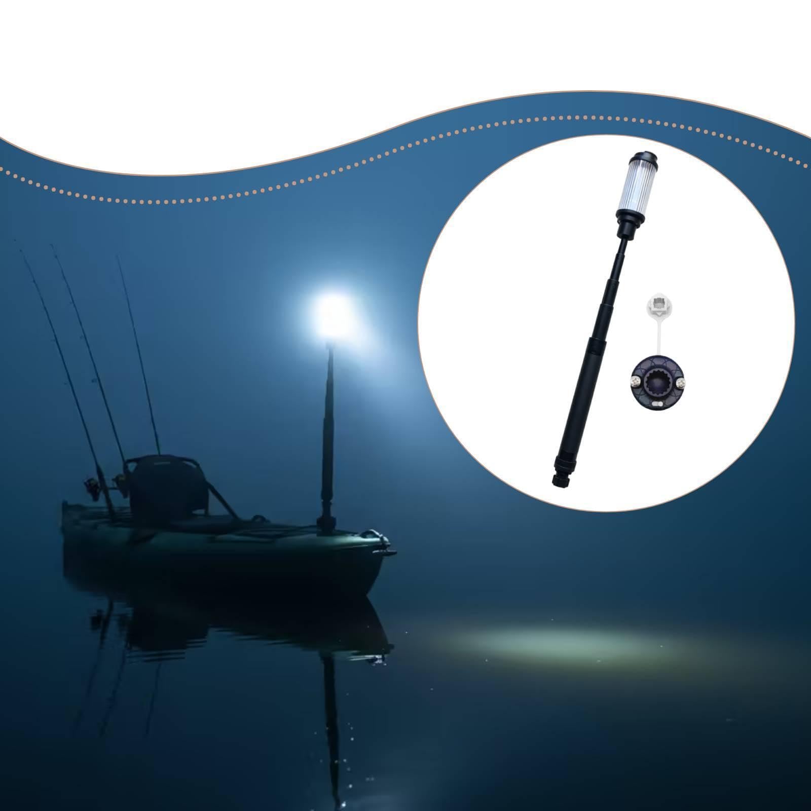 Luce di Navigazione a LED per Imbarcazioni, Accessorio Impermeabile con Ricarica USB-C, Disconnessione rapida