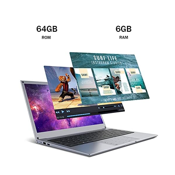 Winnovo N140 Laptop, 14 Inch Computer, Intel Celeron Processor, Windows 10 Home, 6GB RAM, 64GB ROM, HD IPS Display…