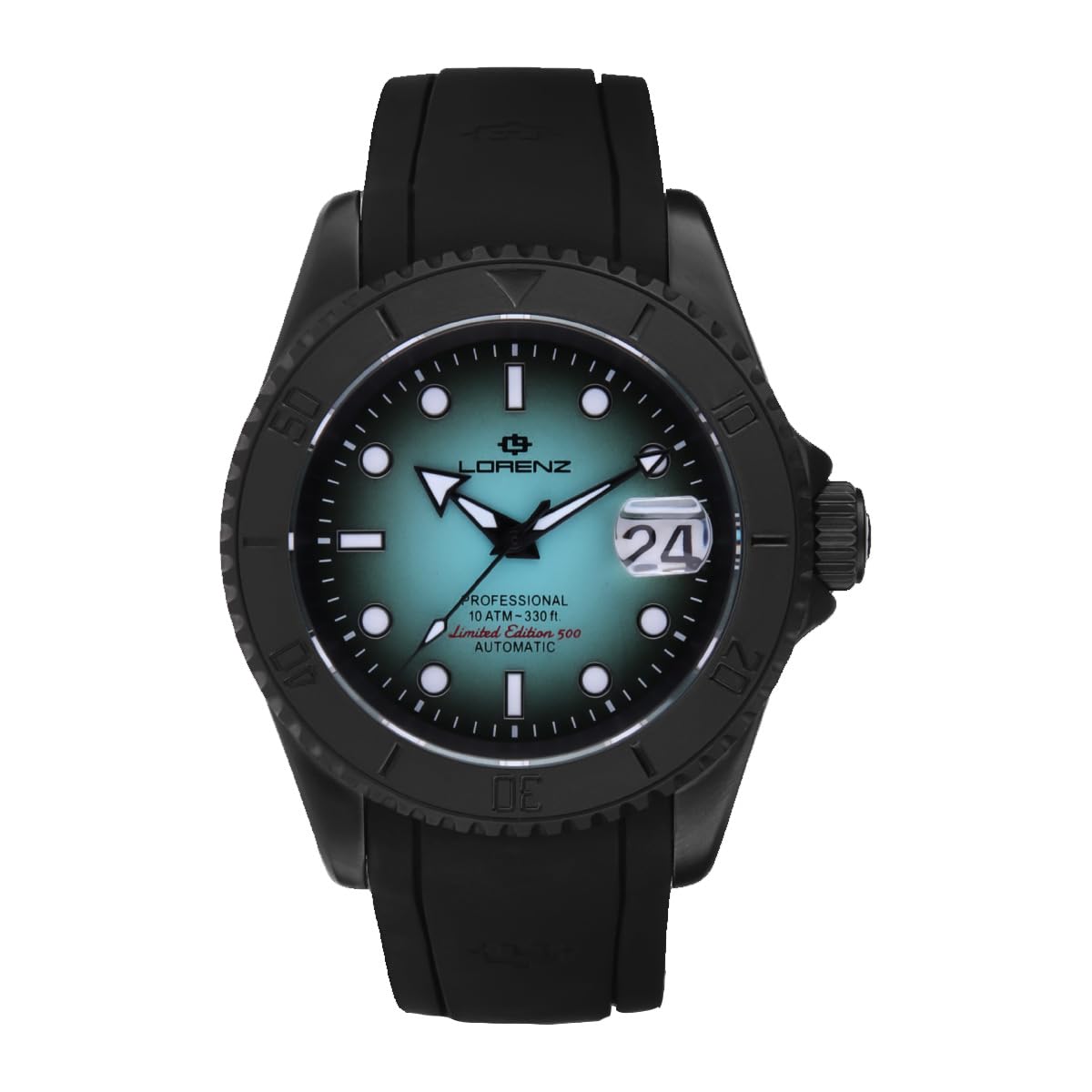 Orologio Uomo Lorenz Sportivo Automatico - Subacqueo 1000m, Cinturino Resina