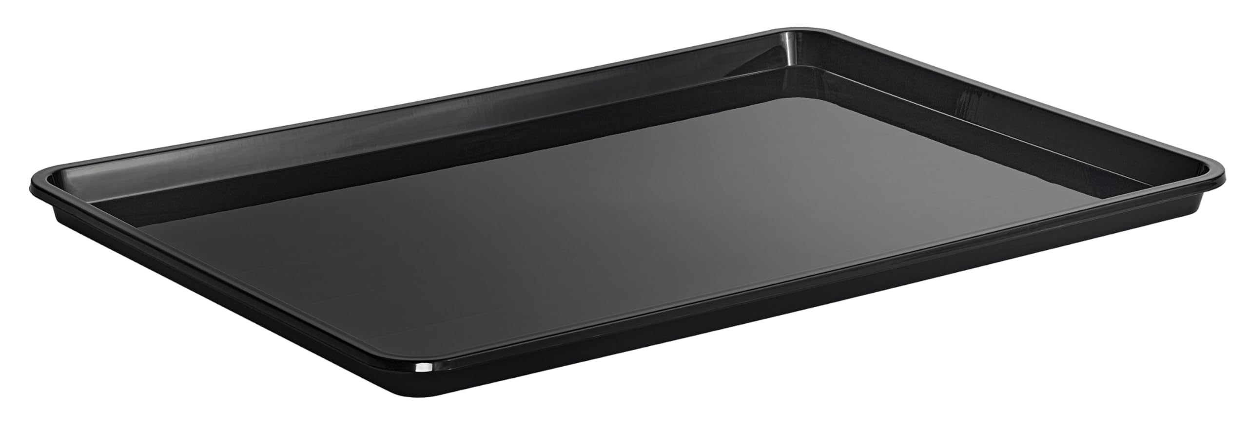 Meat Case Display Tray Black - 26" L x 18" W x 3/4" H by HUBERT – 26" x 18" x 0.8", Black, Model 87056