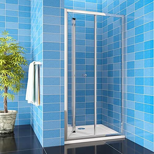 Mamparas Puerta Abatible Pantalla de Ducha 5mm cristal para 100x185cm