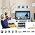 Nestetr Amplified HD Digital TV Antenna, 300 Miles Long Range Indoor HDTV Antenna with Amplifier, Supports 4K 1080P VHF UHF TV Channels, Black