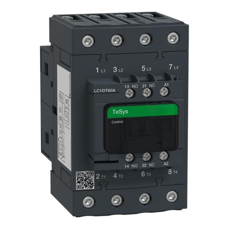Contacteur TeSys série D LC1DT60AU7 à quatre pôles AC1 60 A 240 V