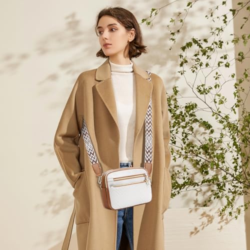 Image of printe Small Crossbody Bags for Women, Vegan Leather Trendy Purses for Women, Travel Handbags with Adjustable Shoulder Strap
