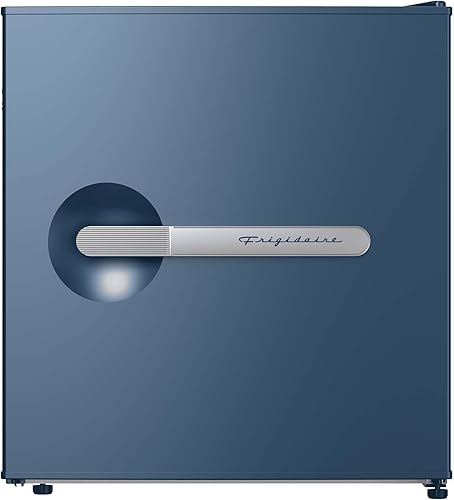 Frigidaire, Refrigerador compacto de la serie Retro de 1.6 pies cúbicos, abrebotellas lateral integrado, azul