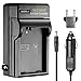 Neewer Chargeur avec indicateur LED pour Nikon EN-EL14, adaptateur voiture pour Nikon D3200 D3100 D5200 D5100 D5300, Coolpix P7800 P7000 P7100 Grip MB-D31 MB-D51
